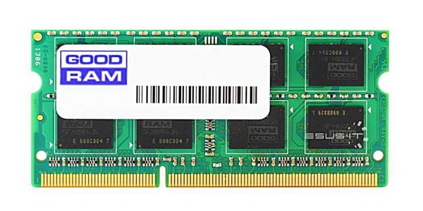 Memory RAM 1x 4GB GoodRAM SO-DIMM DDR3 1600MHz PC3-12800 | W-AMM16004GL